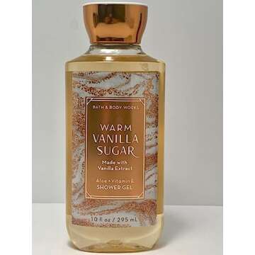 Bath and Body Works Warm Vanilla Sugar Shower Gel Wash 10 Ounce
