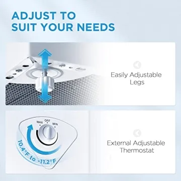 Midea Mini Freezer 3.5 Cu. Ft. - White Compact Storage