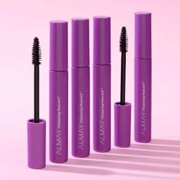 Almay Waterproof Mascara for Thicker Lashes, 0.26 Oz