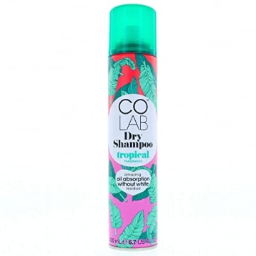 MG COLAB Dry Shampoo Tropical 200ml - Refreshing Pineapple & Papaya Scent for Energizing Hair Care