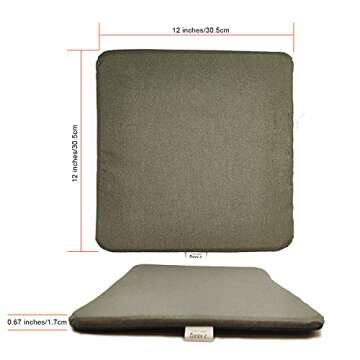 Corey-z Heat Press Mat for Heat Press Machines and HTV and Iron On Projects, [12" x 12"]