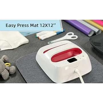 Corey-z Heat Press Mat for Heat Press Machines and HTV and Iron On Projects, [12" x 12"]