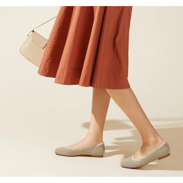 Arromic Stylish Square Toe Flats for Women Comfort