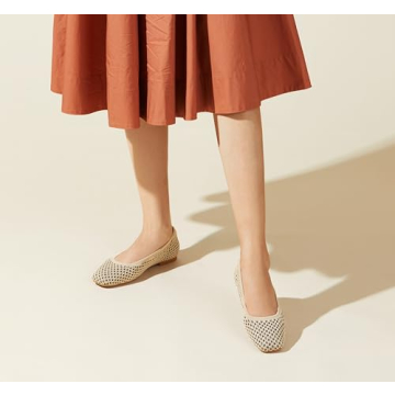 Arromic Stylish Square Toe Flats for Women Comfort
