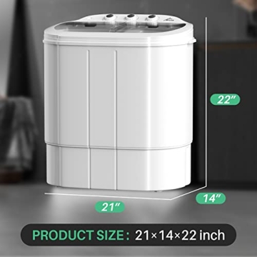 Compact Twin Tub Washing Machine for Small Spaces