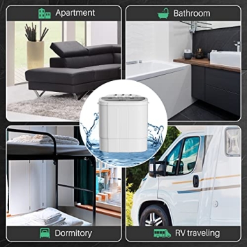 Compact Twin Tub Washing Machine for Small Spaces