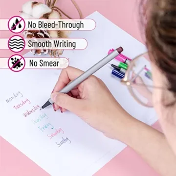 Mr. Pen Fineliner Pens 12 Pack - Vibrant Fine Point Markers