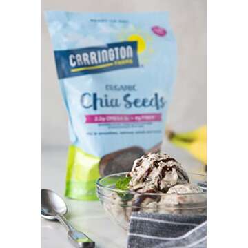 Carrington Farms Organic Chia Seeds, Gluten Free, USDA Organic, 14 Ounce
