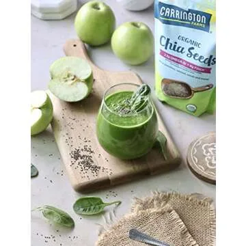 Carrington Farms Organic Chia Seeds, Gluten Free, USDA Organic, 14 Ounce