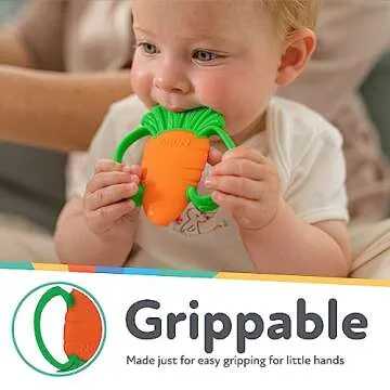Nuby Veggie Teether - Soft Silicone Teething Toy