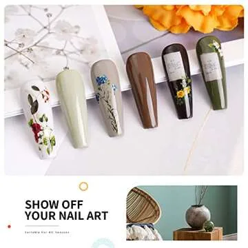 LanFo Green Gel Nail Polish Set for Stunning DIY Nail Art