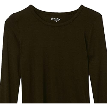 The Drop Women's Hannah Fitted T-Shirt Luxe Comfort