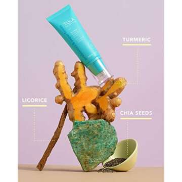 TULA Skin Care Supersize Face Filter Blurring and Moisturizing Primer | Evens the Appearance of Skin Tone & Redness, Hydrates & Improves Makeup Wear | Original/Sunrise 2.02 fl. oz.