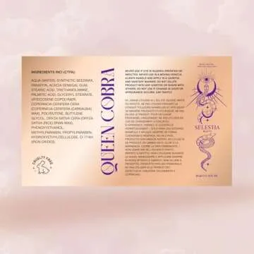 SELESTIA BEAUTY Royal Volume and Curl Mascara Queen Cobra - Enhances Natural Lashes with Dramatic Vo...