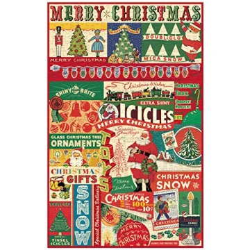 Cavallini Vintage Christmas Puzzle for Family Fun