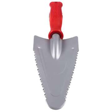 Root Assassin RA-005 Carbon Steel Hand Trowel for Garden Enthusiasts
