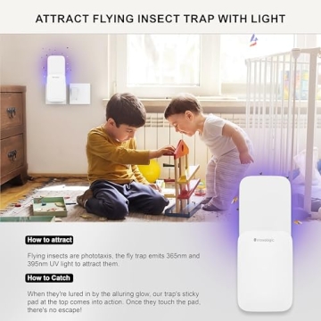 Mosalogic Fly Trap for Indoor Fruit Flies and Gnats