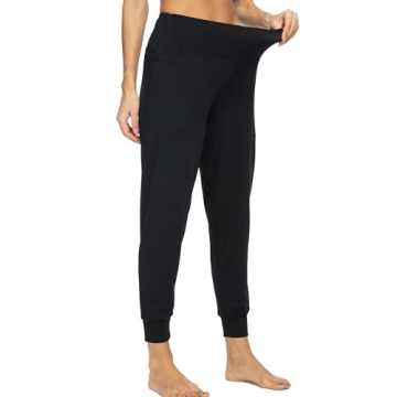Kcutteyg Women's Joggers - High Waisted & Pocketed