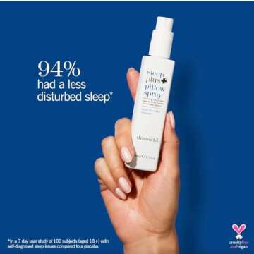 This Works Sleep Plus Pillow Spray, 50 ml - Motion-Activated Sleep Spray Infused with Lavender, Camo...