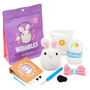 The Woobles Beginners Crochet Kit with Easy Peasy Yarn as seen on Shark Tank - with Step-by-Step Vid...