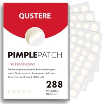 QUSTERE Hydrocolloid Acne Patches with Tea Tree Salicylic Acid