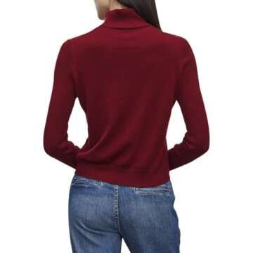 Lux Cotton Cashmere Sweater in Merlot by Velvet