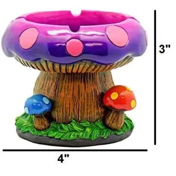 Butt Bat Mushroom Ashtray  Cute Durable Design