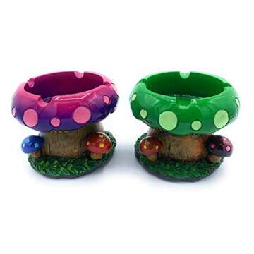 Butt Bat Mushroom Ashtray  Cute Durable Design