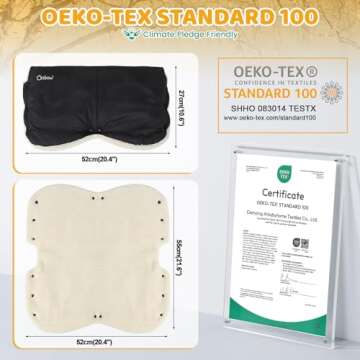 Orzbow Winter Stroller Gloves, Waterproof Stroller Mittens for Cold Weather with Berber Fleece, Universal Anti-freeze Hand Muffs Easily Attaches to Stroller, Parents and Caregivers, Cozy & Warm, Black