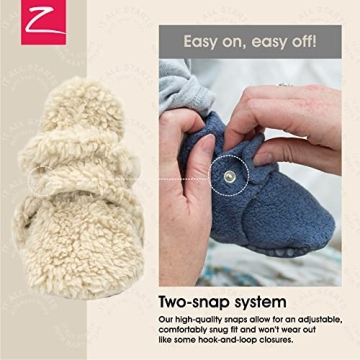 Zutano Furry Baby Booties – Unisex & Super Soft