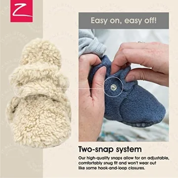 Zutano Furry Baby Booties – Unisex & Super Soft