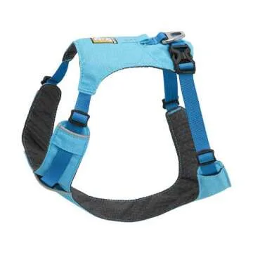 Ruffwear, Hi & Light, Everyday Lightweight Dog Harness, Trail Running, Walking, Hiking, All-Day Wear, Blue Atoll, Small