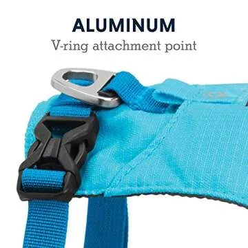 Ruffwear, Hi & Light, Everyday Lightweight Dog Harness, Trail Running, Walking, Hiking, All-Day Wear, Blue Atoll, Small
