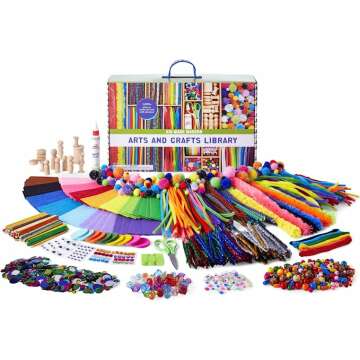 Arts and Crafts Supply Library for Creative Minds