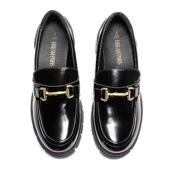 DREAM PAIRS Women's Slip-On Chunky Loafers - Stylish Comfort