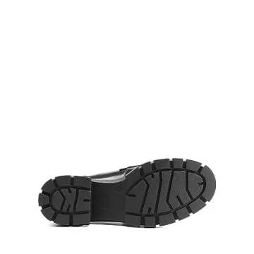 DREAM PAIRS Women's Slip-On Chunky Loafers - Stylish Comfort