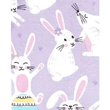 The Children's Place baby-girl and Toddler Short Sleeve Top and Pants Pajama Set Easter Bunny Baby & Toddler - PJ Set 2T