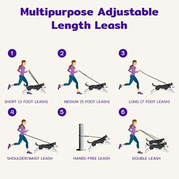 Jelly Pet Multi-Purpose European Style Leash - Waterproof, Durable & Hands-Free