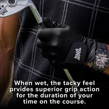 PXG Men's Players Tour Golf Glove - 100% Cabretta Leather with Cotton-Based Elastic Wristband