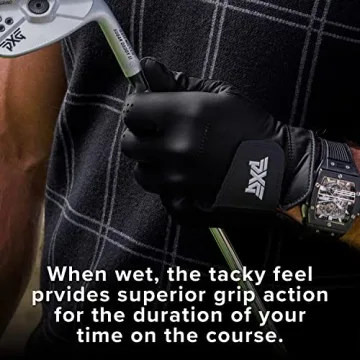 PXG Men's Players Tour Golf Glove - 100% Cabretta Leather with Cotton-Based Elastic Wristband