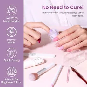 Beetles 36Pcs Dip Powder Nail Kit Starter with 20 Colors