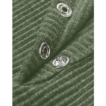 Stylish MEROKEETY Women's V-Neck Ribbed Knit Top