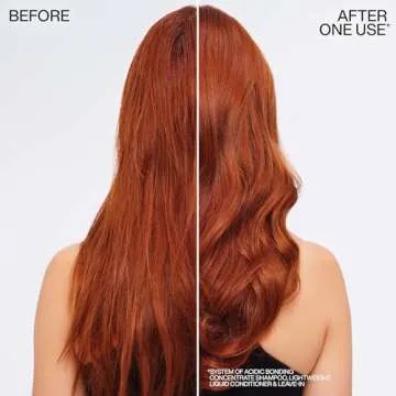 Redken Bonding Lightweight Liquid Conditioner for Damaged Hair Repair | Volumize & Condition | Acidic Bonding Concentrate | Sulfate-Free Spray Conditioner | For Fine or Thin Hair | 1 Fl Oz