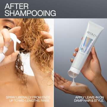 Redken Bonding Lightweight Liquid Conditioner for Damaged Hair Repair | Volumize & Condition | Acidic Bonding Concentrate | Sulfate-Free Spray Conditioner | For Fine or Thin Hair | 1 Fl Oz