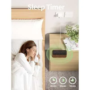 SERENLUX White Noise Sound Machine with Customizable DIY Sound Mixer, Sleep Timer, Adjustable Volume, Built-in Soothing Night Sounds, Natural Sound Therapy for Adults Kids Baby Sleeping Meditation