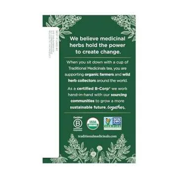 Traditional Medicinals, Organic Reishi Mushroom Tea, 16 Count