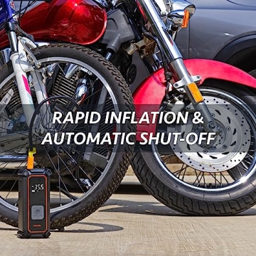 OlarHike Portable Tire Inflator - Fast and Cordless Air Compressor