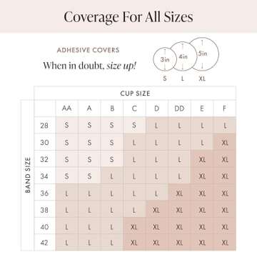 Bare Babe Reusable Silicone Nipple Covers - Waterproof, Nude, 4 Shades - Sticky Breast Stickers for Strapless Dress