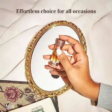 Dukhni Oud Faten Attar Refreshing scents blended with Oud | Authentic Arabic Fragrance Oil | 100% Pure, Alcohol-Free, Halal | 1 bottle x 6ml