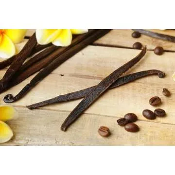 12 Large Vanilla Beans For Making Vanilla Extract Grade A - NON-GMO Planifolia Vanilla Beans Bulk, 6-8 Inches Vanilla Beans For Making Vanilla Extract Grade A+